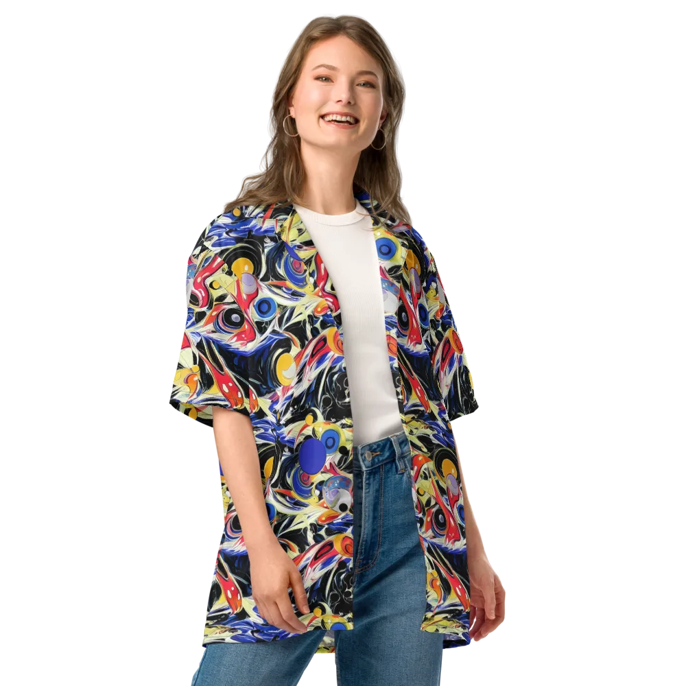 Fluid Frequency on Button Shirt — Front