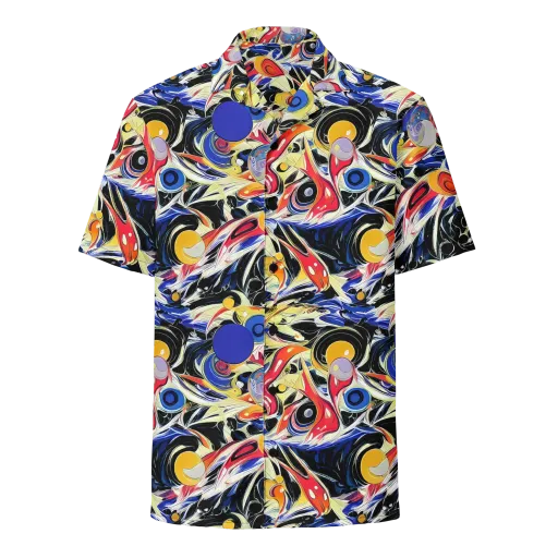 Fluid Frequency on a Button Shirt