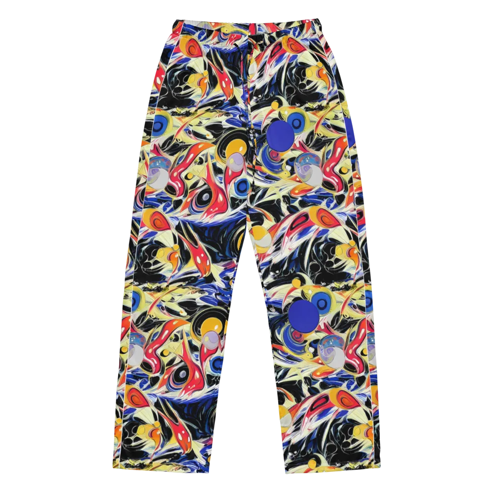 Fluid Frequency on Women's Pajama Pants — Front