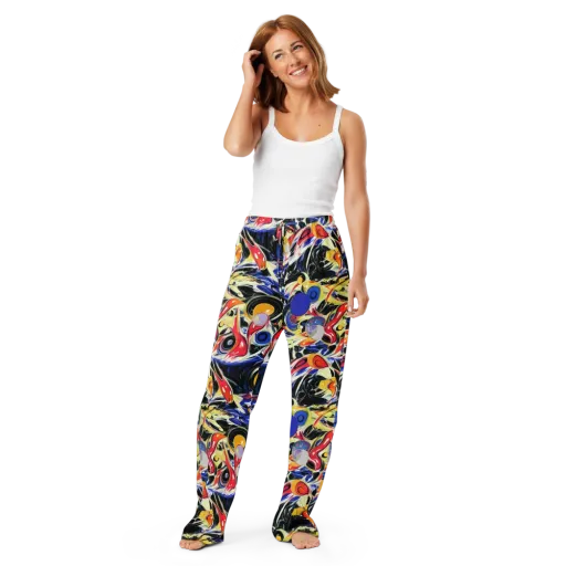 Fluid Frequency on a Women's Pajama Pants