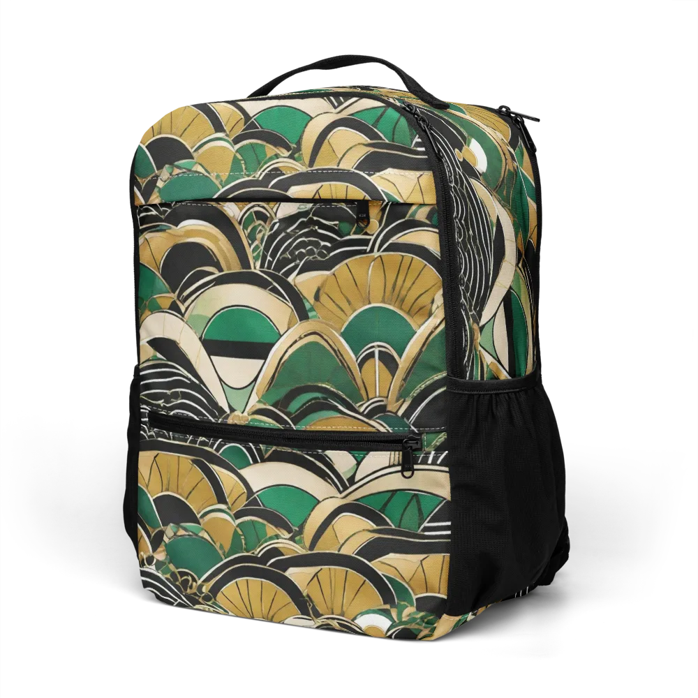Midnight Parasol on Utility Backpack — Left Front