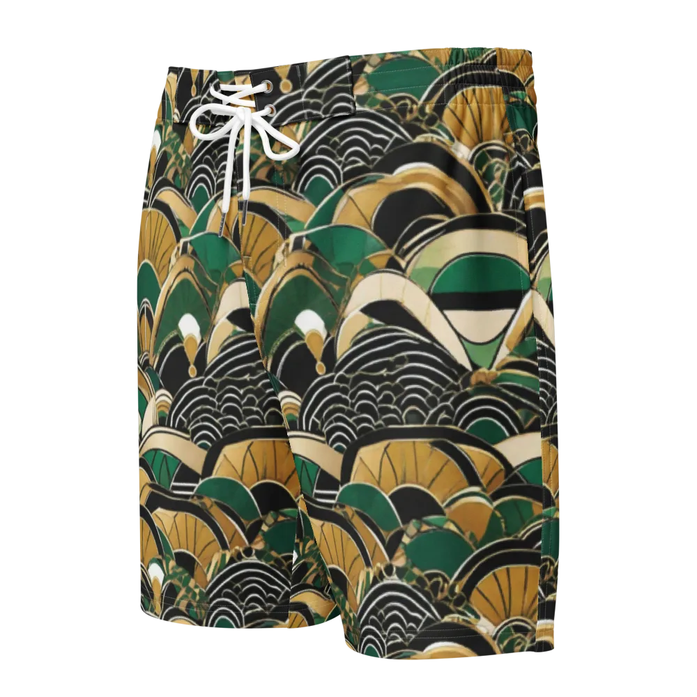 Midnight Parasol on Men's Board Shorts — Front