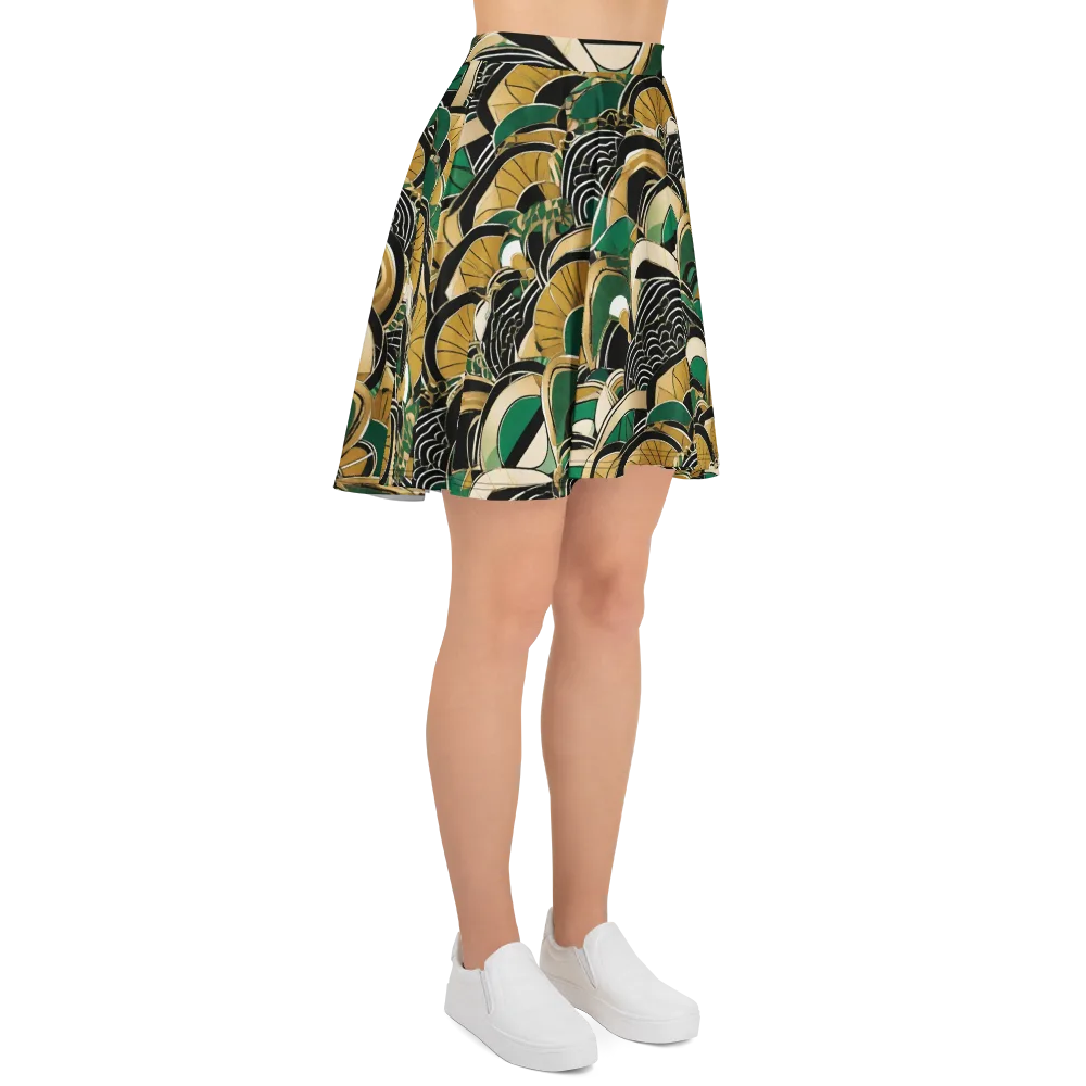 Midnight Parasol on Skater Skirt — Right