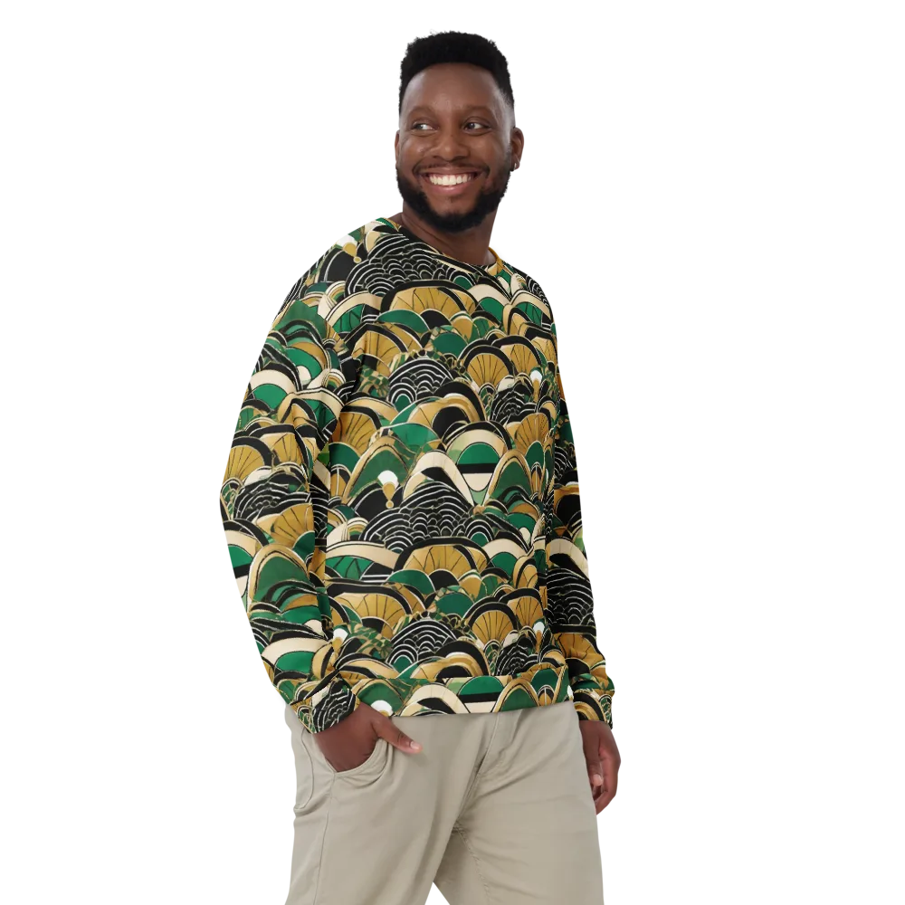 Midnight Parasol on Sweatshirt — Front