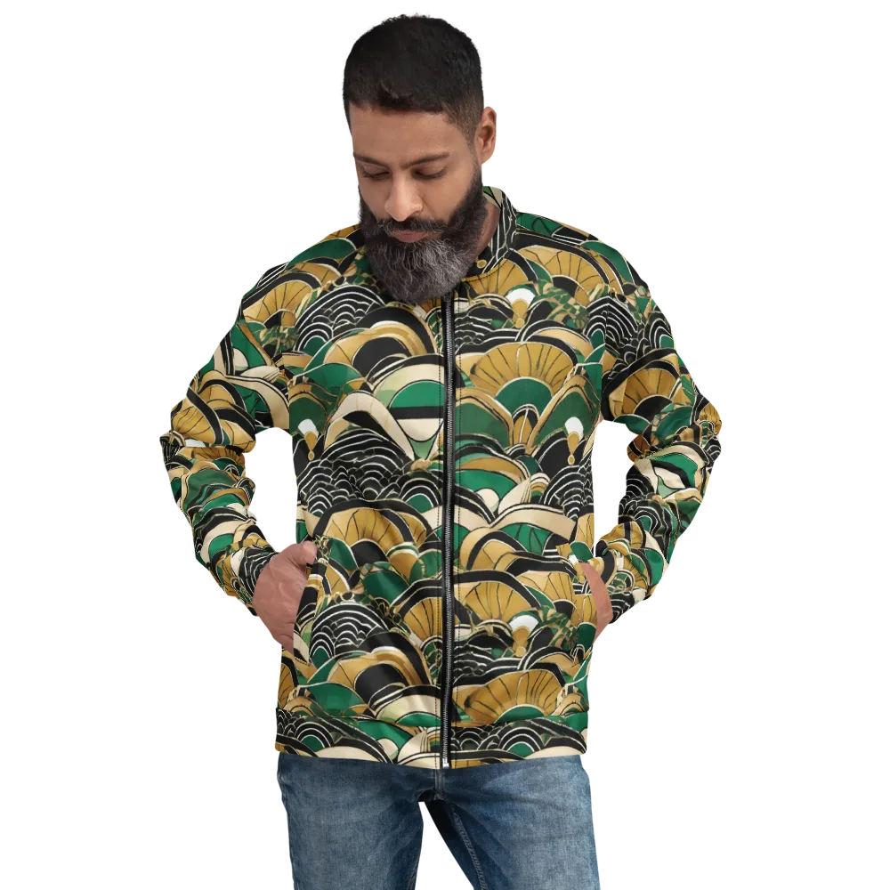 Midnight Parasol on Bomber Jacket — Front
