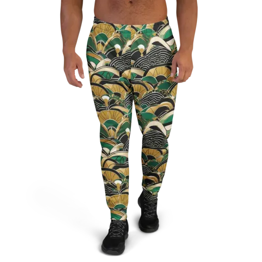 Midnight Parasol on a Men's Joggers