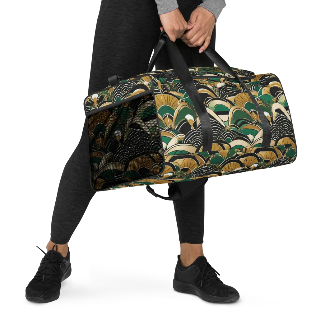 Midnight Parasol on Duffle Bag — Right Front