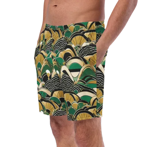 Midnight Parasol on a Swim Trunks