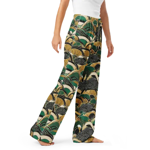 Midnight Parasol on a Women's Pajama Pants