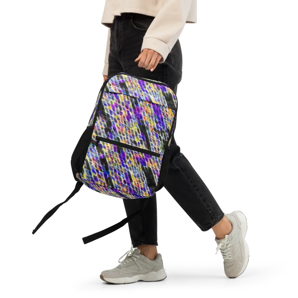 Violet Shatter on Utility Backpack — Front