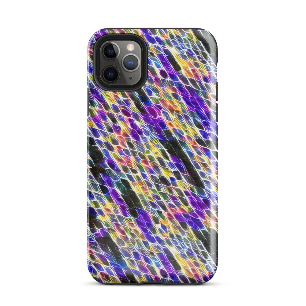 Violet Shatter on Tough Case for iPhone® — Front