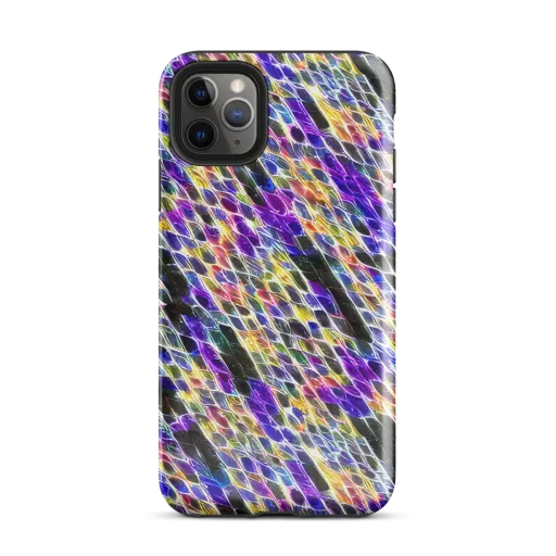 Violet Shatter on a Tough Case for iPhone®