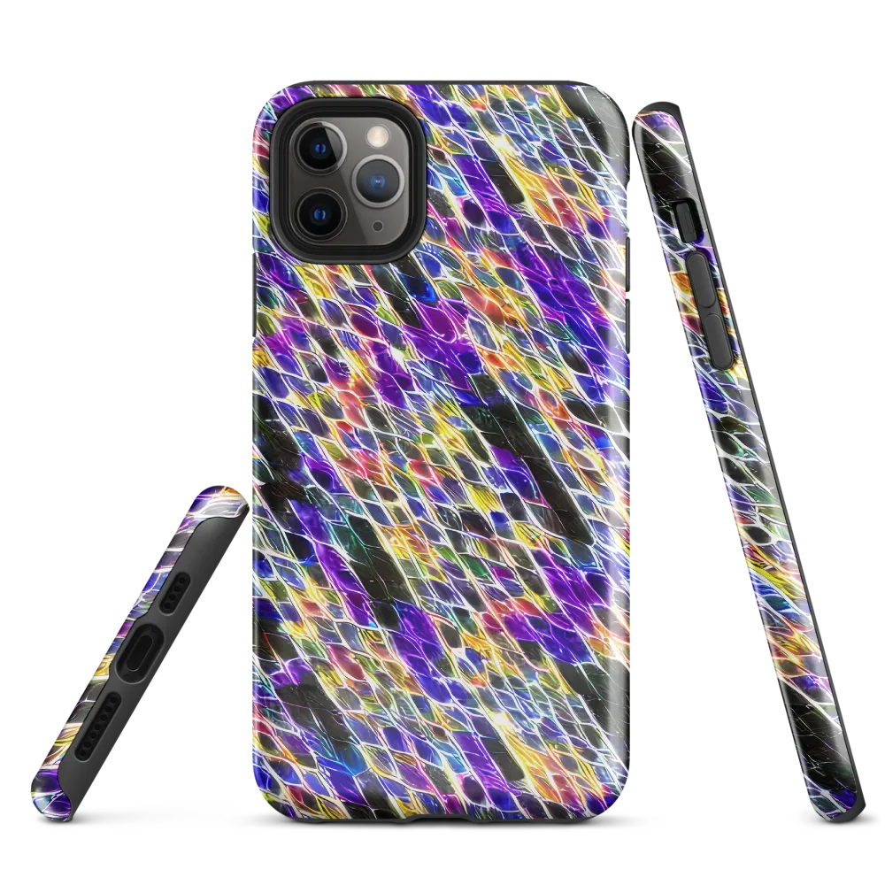 Violet Shatter on Tough Case for iPhone® — Front