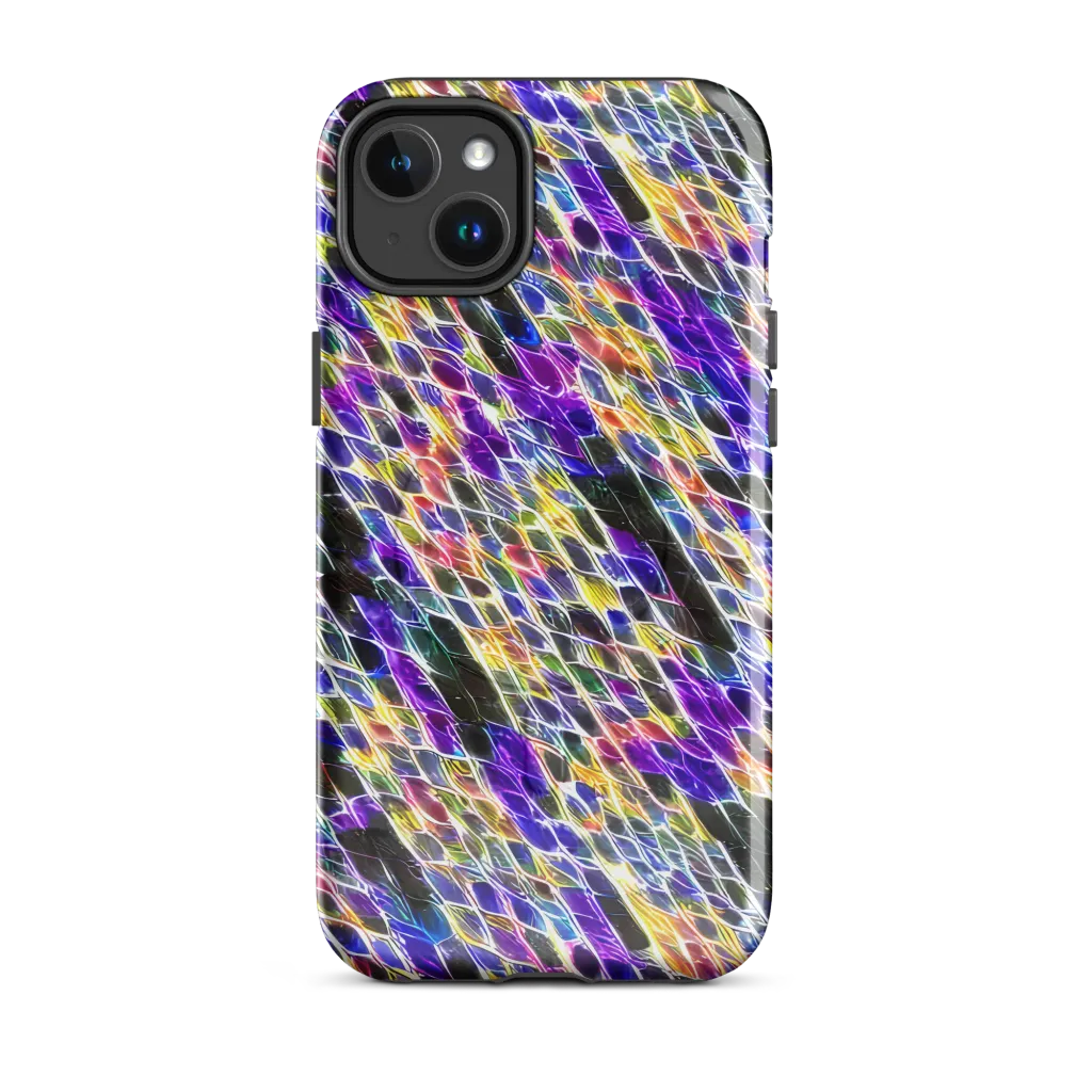 Violet Shatter on MagSafe Tough Case for iPhone® — Front