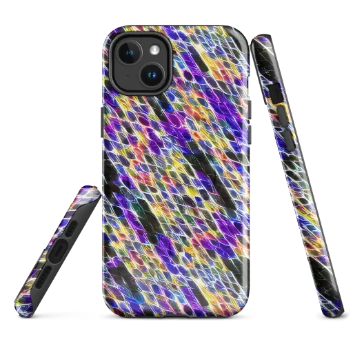Violet Shatter on a MagSafe Tough Case for iPhone®
