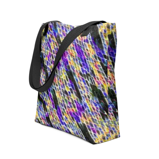 Violet Shatter on a Tote Bag