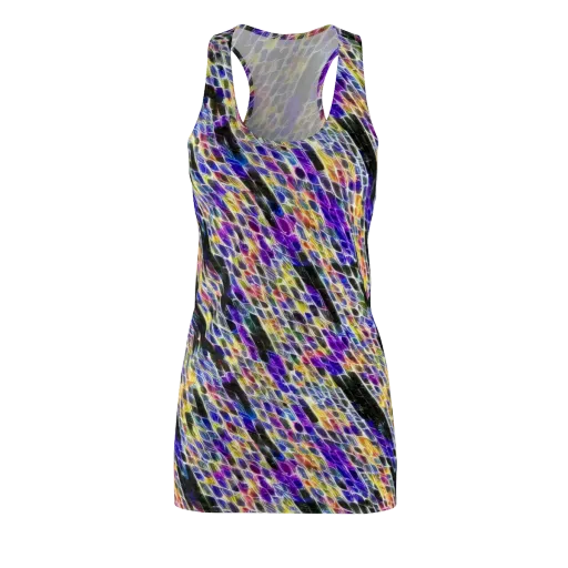 Violet Shatter on a Racerback Dress
