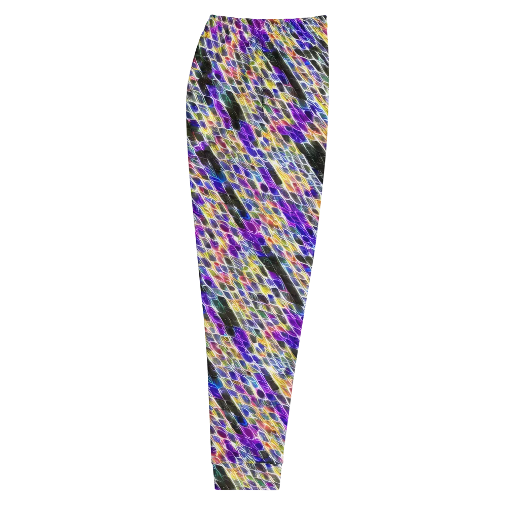 Violet Shatter on Men's Joggers — Right