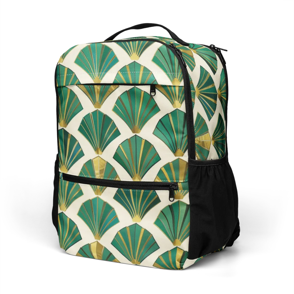 Aurum Éventail on Utility Backpack — Left Front