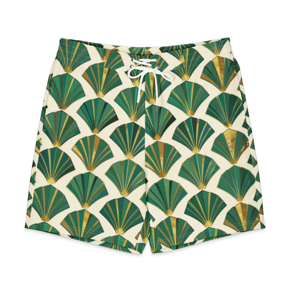 Aurum Éventail on Men's Board Shorts — Front