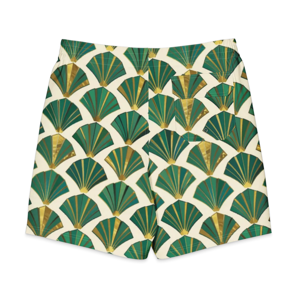 Aurum Éventail on Men's Board Shorts — Back