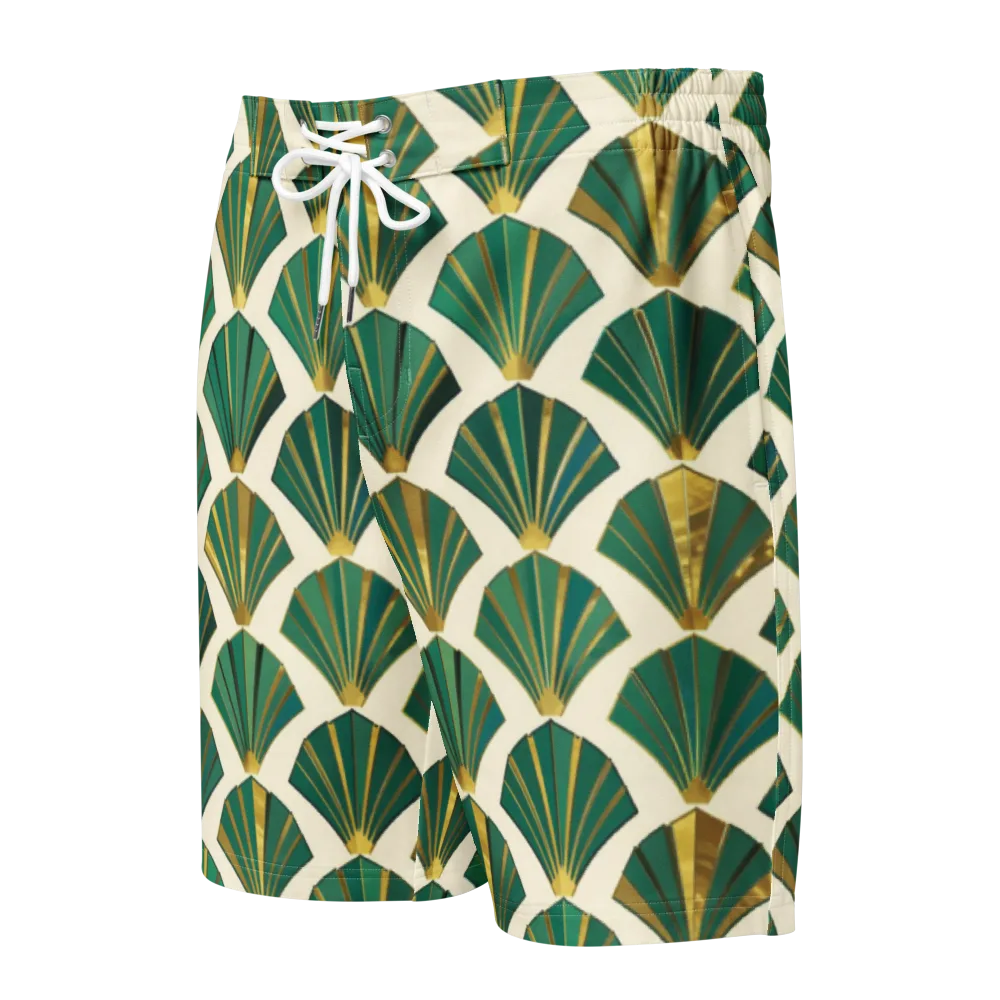 Aurum Éventail on Men's Board Shorts — Front
