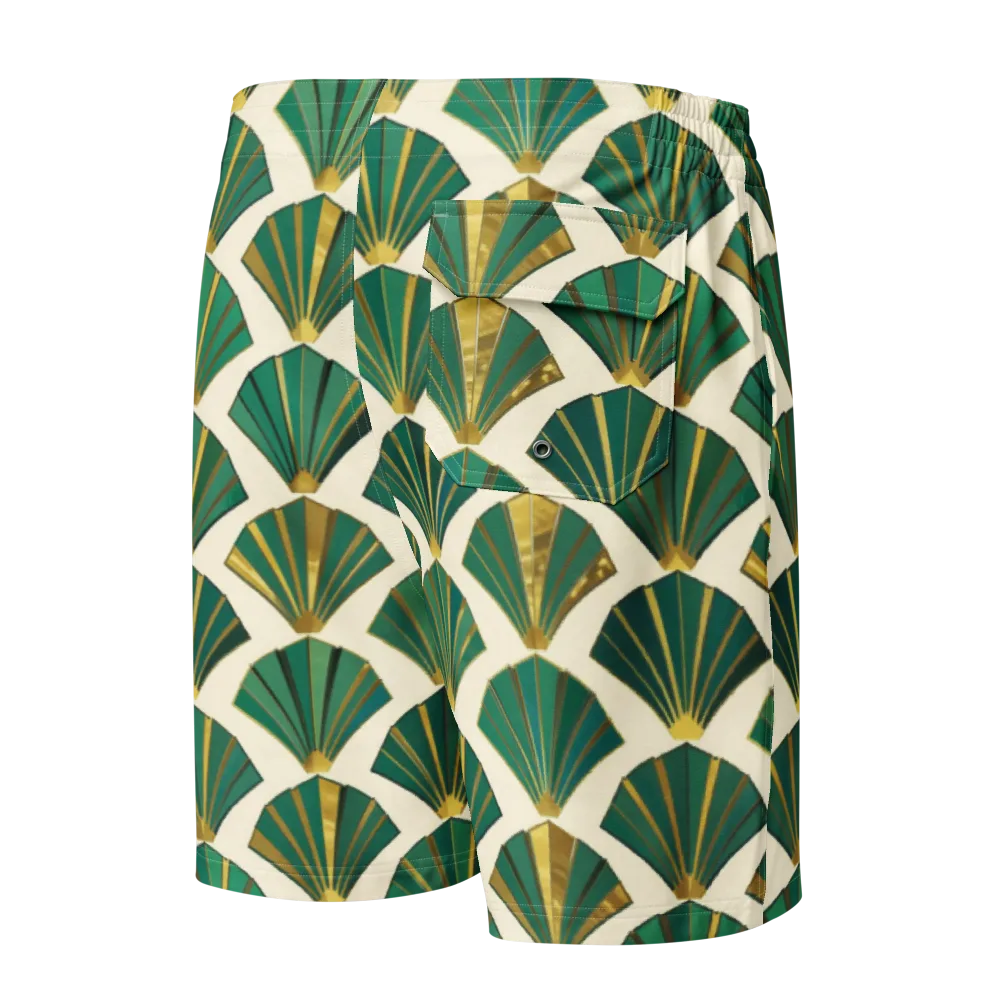 Aurum Éventail on Men's Board Shorts — Back