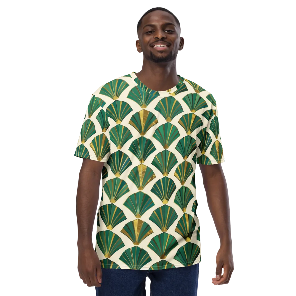 Aurum Éventail on Men's Crew Neck T-Shirt — Front