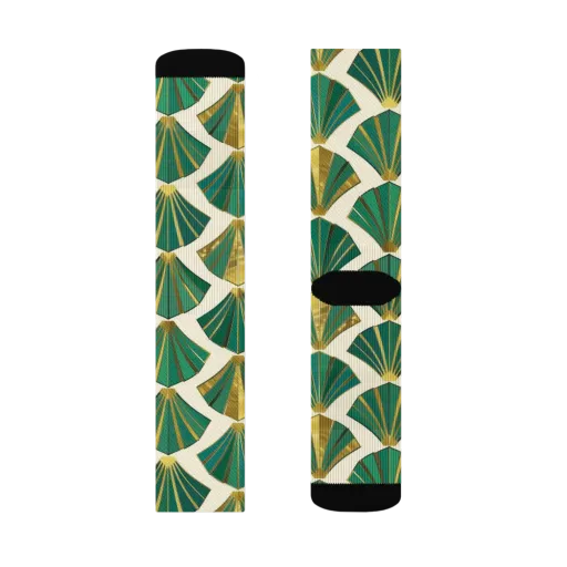 Aurum Éventail on a Socks