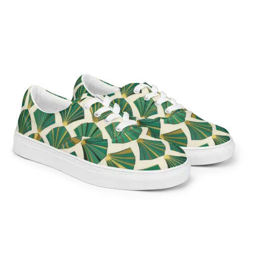 Aurum Éventail on a Men's Lace-Up Canvas Shoes