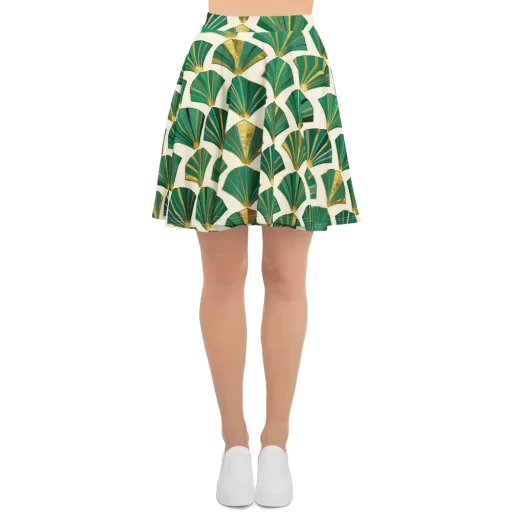 Aurum Éventail on a Skater Skirt