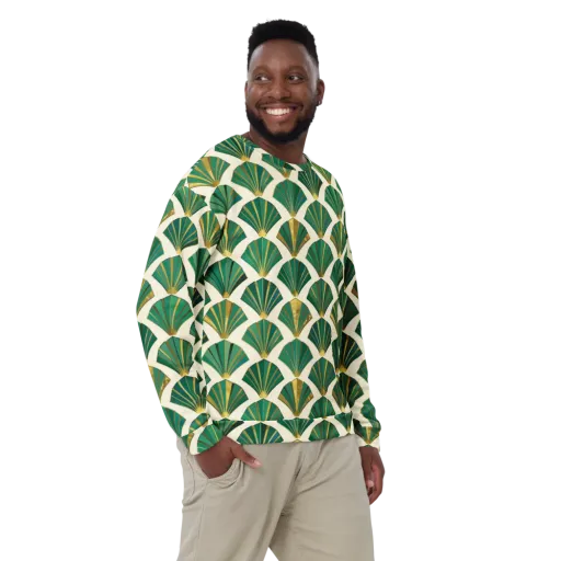 Aurum Éventail on a Sweatshirt