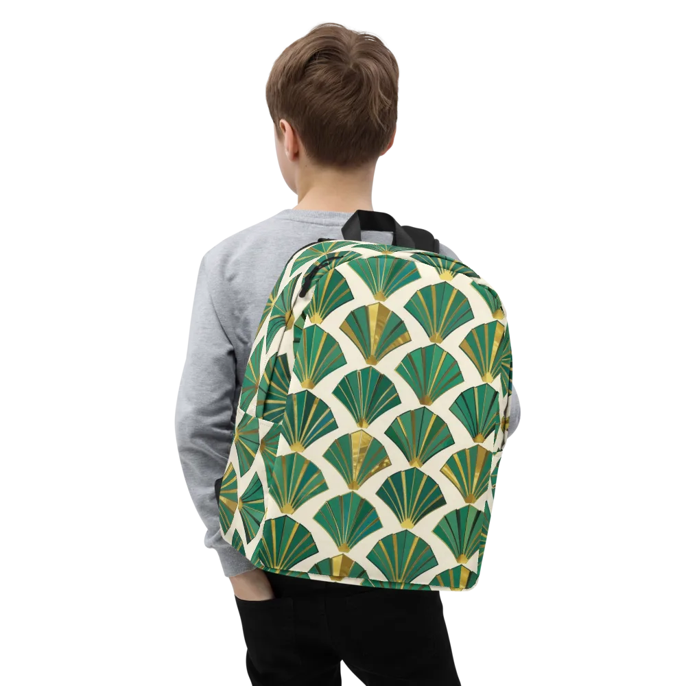 Aurum Éventail on Minimalist Backpack — Zoomed-in