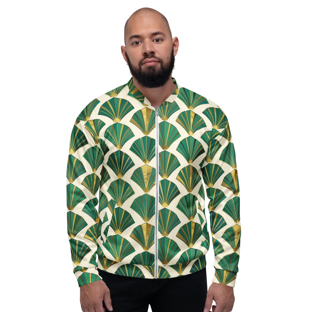 Aurum Éventail on Bomber Jacket — Front