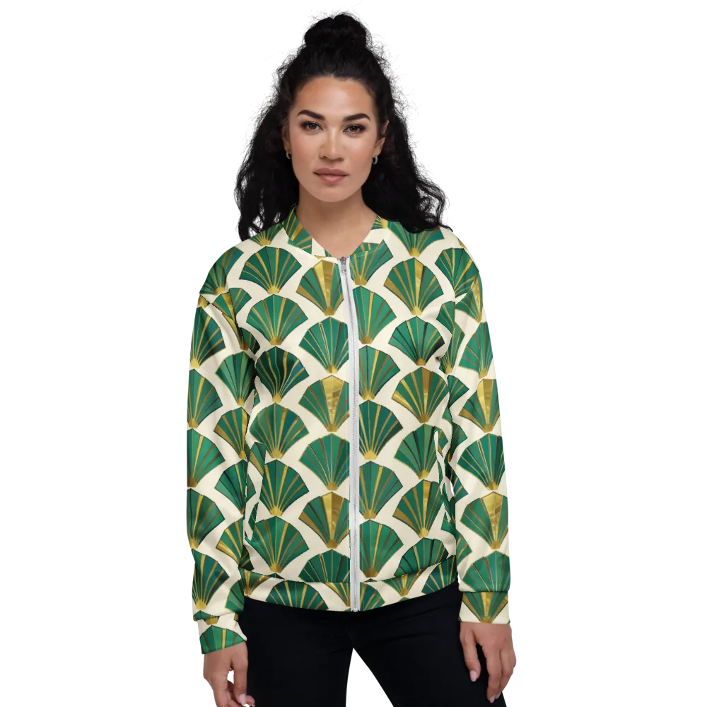 Aurum Éventail on Bomber Jacket — Front