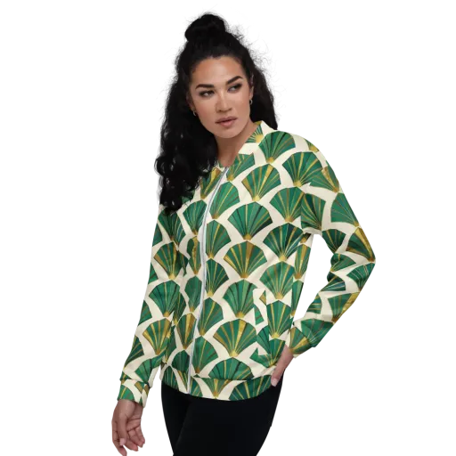 Aurum Éventail on a Bomber Jacket