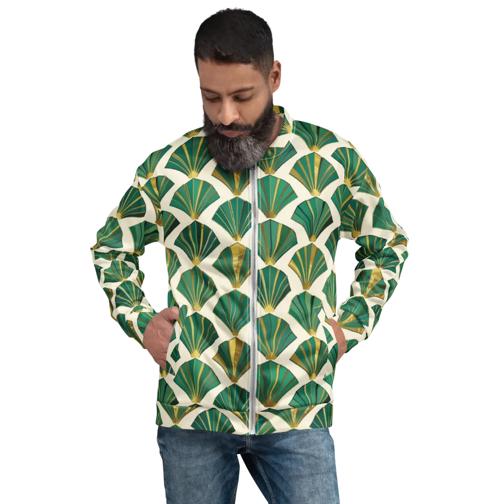 Aurum Éventail on Bomber Jacket — Front
