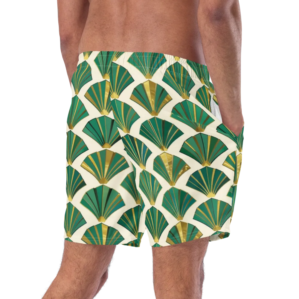 Aurum Éventail on Swim Trunks — Right Back
