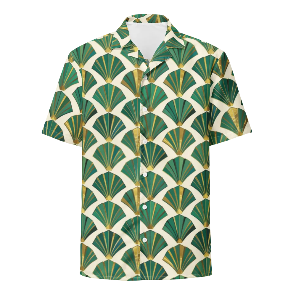 Aurum Éventail on Button Shirt — Front