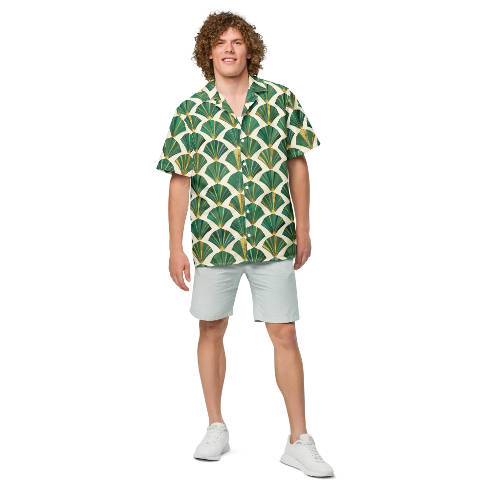 Aurum Éventail on Button Shirt — Front