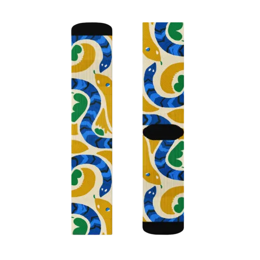 Saffron Serpent Garden on a Socks
