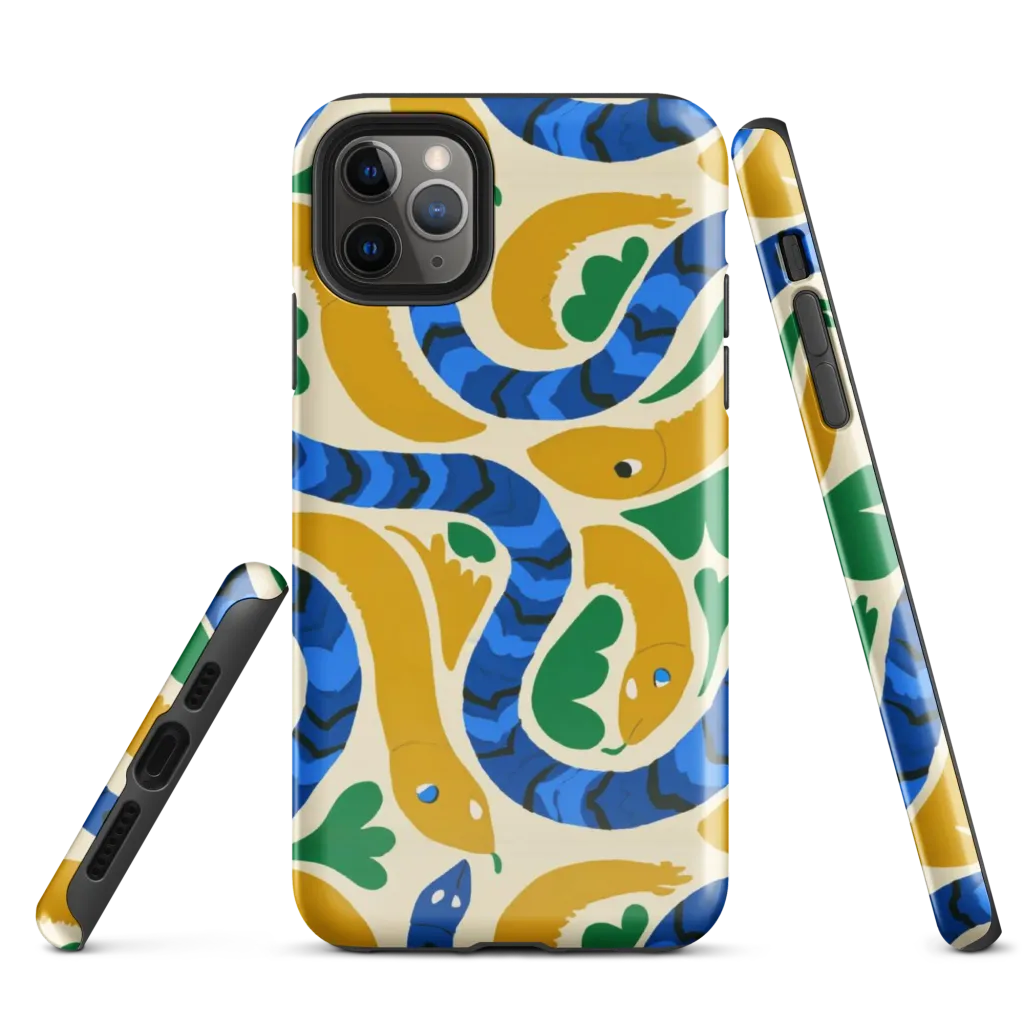 Saffron Serpent Garden on Tough Case for iPhone® — Front
