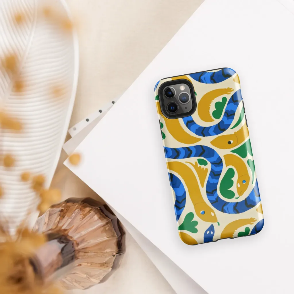 Saffron Serpent Garden on Tough Case for iPhone® — Front