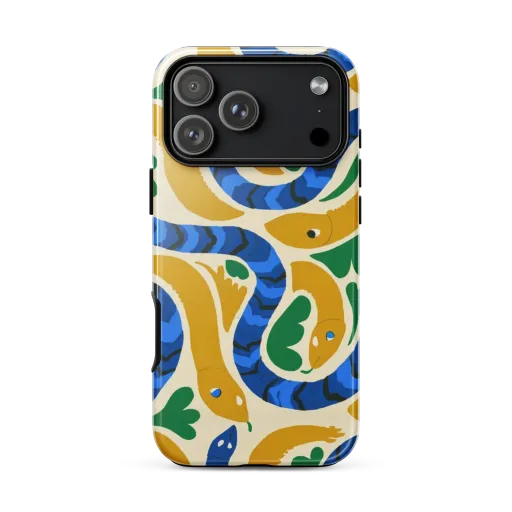 Saffron Serpent Garden on a Tough Case for iPhone®