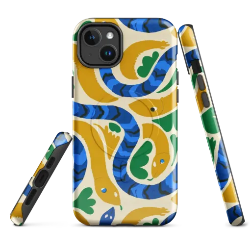 Saffron Serpent Garden on a MagSafe Tough Case for iPhone®