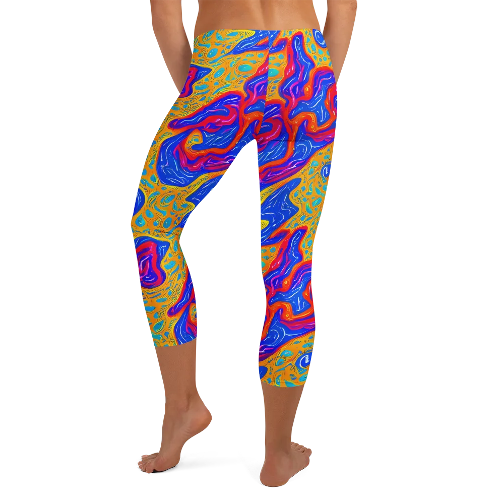Magnetic Current on Capri Leggings — Back