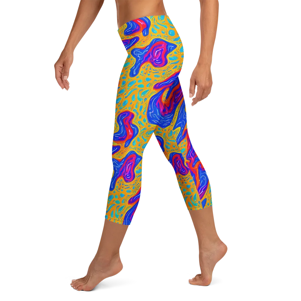 Magnetic Current on Capri Leggings — Left