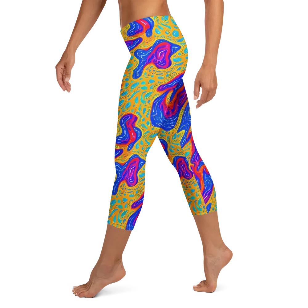 Magnetic Current on Capri Leggings — Left