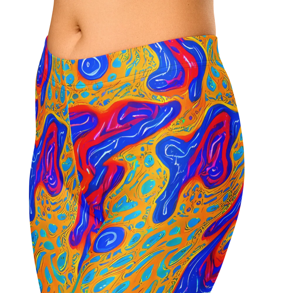 Magnetic Current on Capri Leggings — Zoomed-in