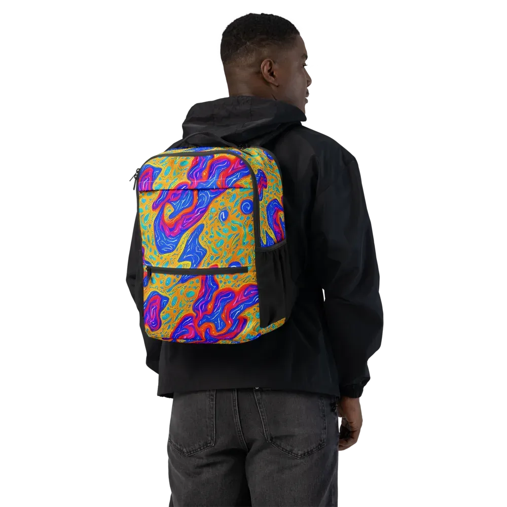Magnetic Current on Utility Backpack — Back
